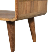 Solid Wood Open Media Unit - R&R Furniture Gallery (Fountain Valley, CA)