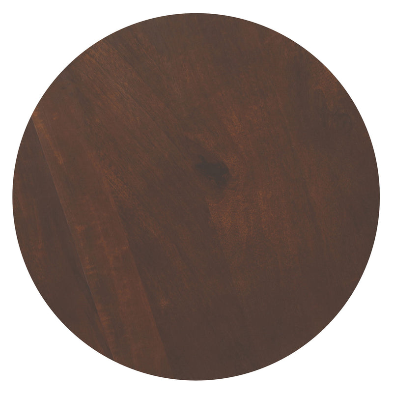 Winnie - Round Coffee Table - Walnut - R&R Furniture Gallery (Fountain Valley, CA)