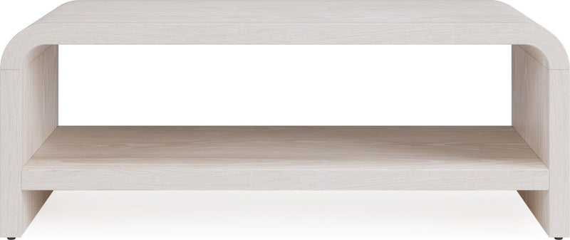 Drake Ash Wood Coffee Table in Sugar