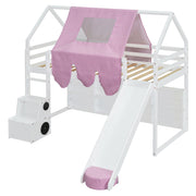 Loft Bed With House Shaped Frame And Tent - R&R Furniture Gallery (Fountain Valley, CA)