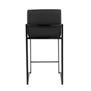 Lumi Source Fuji modern high back counter stool with sleek design and contemporary style, perfect for kitchen or bar area.