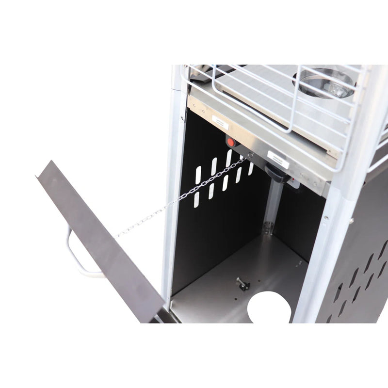 40, 000 Btu Propane Standing Patio Heater Stainless Steel - R&R Furniture Gallery (Fountain Valley, CA)