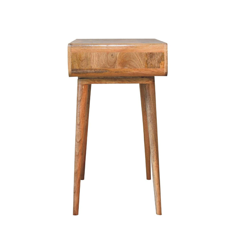Curved Writing Desk - Oak - R&R Furniture Gallery (Fountain Valley, CA)