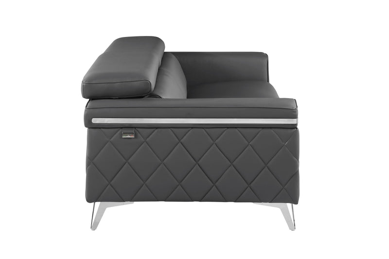 1140 - Top Grain Italian Leather Sofa - R&R Furniture Gallery (Fountain Valley, CA)