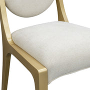 Scotts Square - Dining Side Chair (Set of 2) - Light Champagne - R&R Furniture Gallery (Fountain Valley, CA)