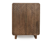 Holmes - Bar Cabinet - Artisan Brown - R&R Furniture Gallery (Fountain Valley, CA)