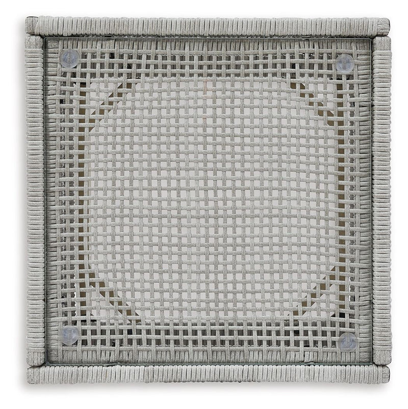 Seton Creek - Square End Table - Gray - R&R Furniture Gallery (Fountain Valley, CA)