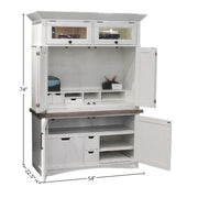 Americana Modern - Workstation with LED Light - R&R Furniture Gallery (Fountain Valley, CA)
