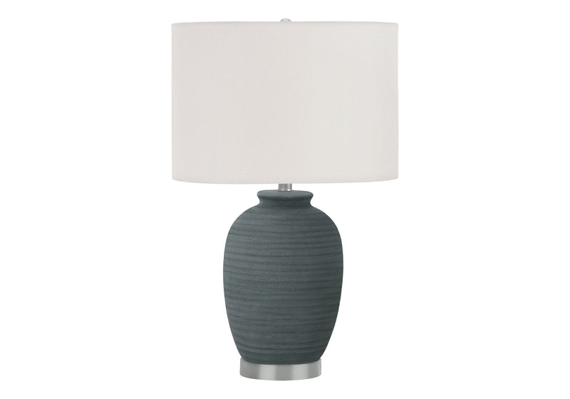 Lighting, Table Lamp, Ceramic, Contemporary - Blue - R&R Furniture Gallery (Fountain Valley, CA)