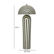Maiori - Floor Lamp - Black - R&R Furniture Gallery (Fountain Valley, CA)