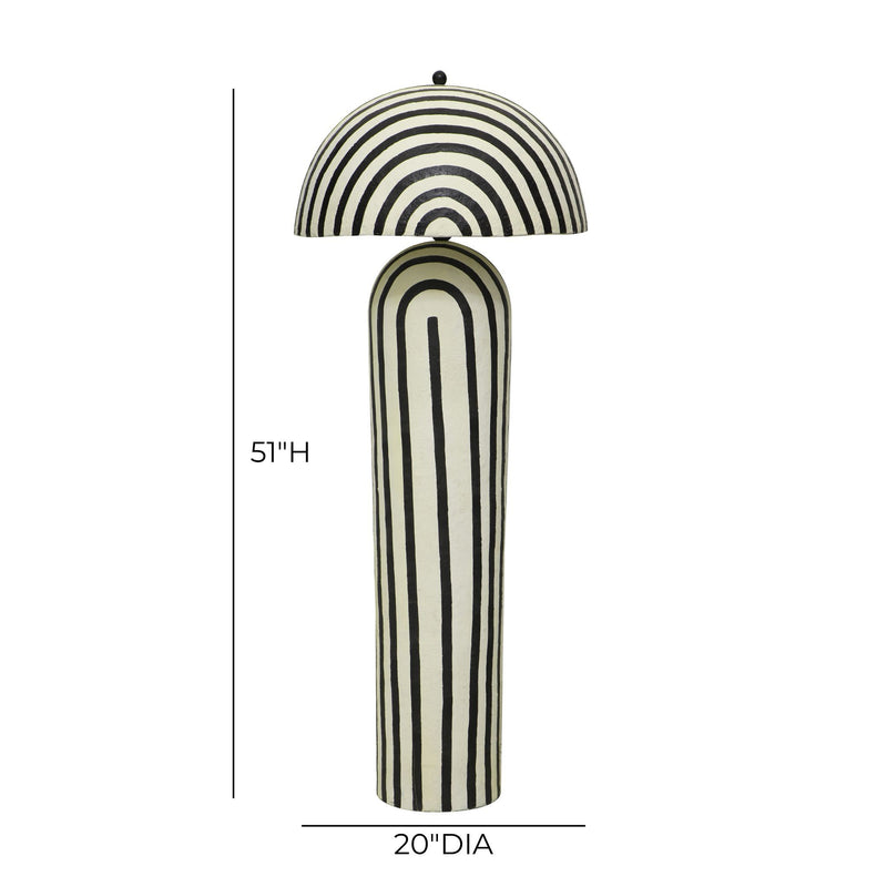 Maiori - Floor Lamp - Black - R&R Furniture Gallery (Fountain Valley, CA)
