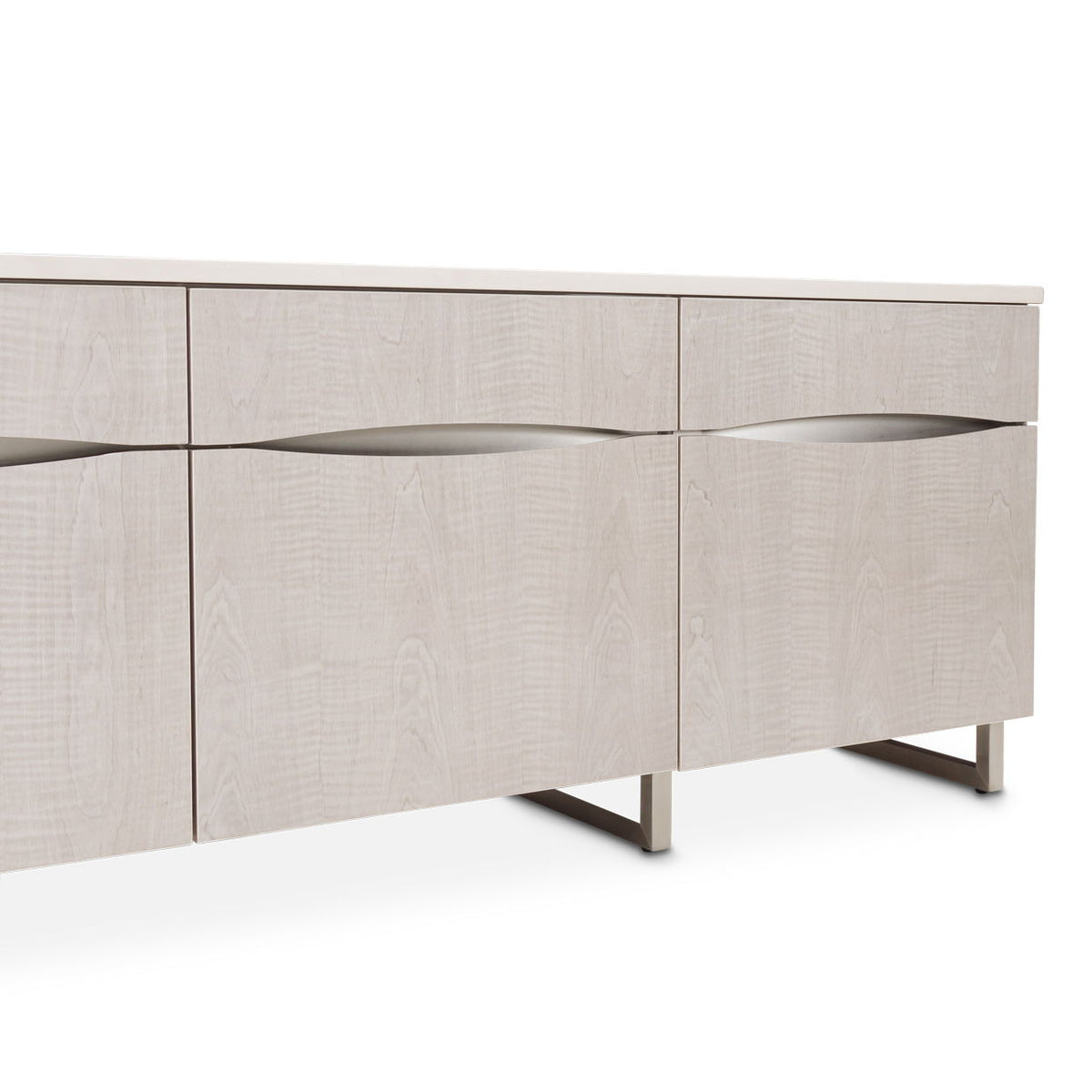 Marin - Media Cabinet - Beige - R&R Furniture Gallery (Fountain Valley, CA)