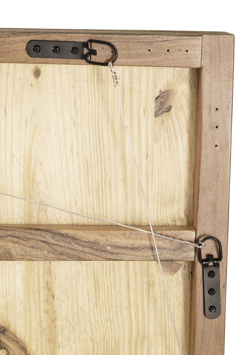 Lenora - Wall Decor - Distressed Brown - R&R Furniture Gallery (Fountain Valley, CA)