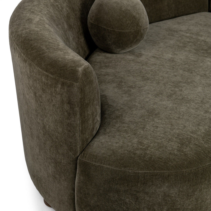 Classic Home Octavia sectional sofa, stationary sectional with plush cushions and modern design, shown in a stylish living room setting.