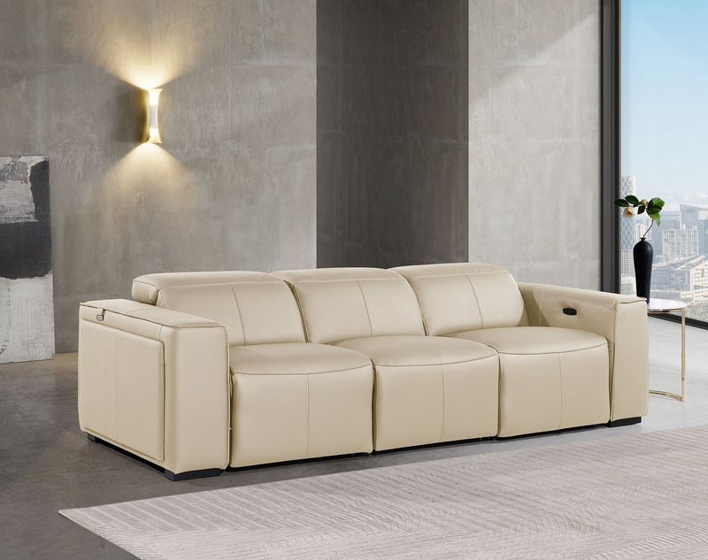 1224 - 3-Piece Modular Power Reclining Sofa In With 2 Power Recliners & Power Headrests - R&R Furniture Gallery (Fountain Valley, CA)