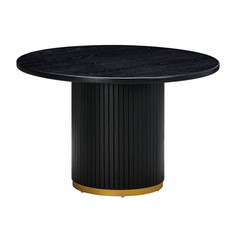 Chelsea - Ash Wood Round Dining Table - R&R Furniture Gallery (Fountain Valley, CA)