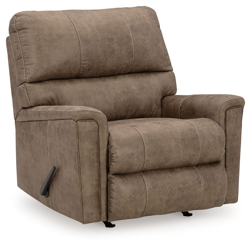 Navi - Rocker Recliner - Fossil - R&R Furniture Gallery (Fountain Valley, CA)