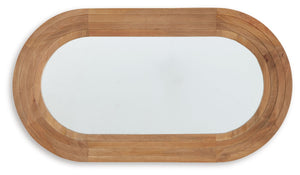 Daverly - Accent Mirror - Brown - R&R Furniture Gallery (Fountain Valley, CA)