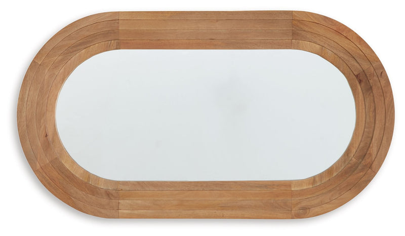 Daverly - Accent Mirror - Brown - R&R Furniture Gallery (Fountain Valley, CA)