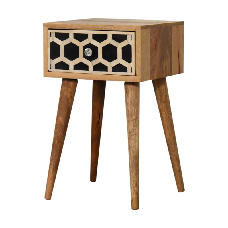 Inlay Bone Inlay Drawer Nightstand - R&R Furniture Gallery (Fountain Valley, CA)