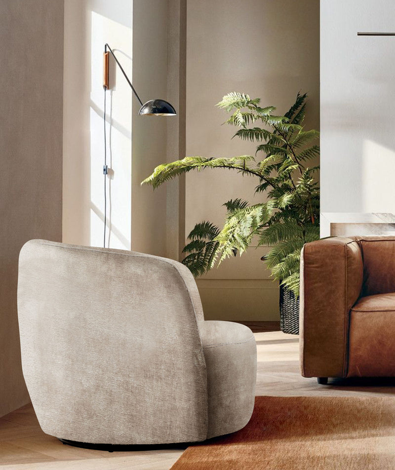 Carina - Swivel Barrel Chair - R&R Furniture Gallery (Fountain Valley, CA)