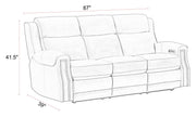 Hensley - Power Reclining Sofa Set - R&R Furniture Gallery (Fountain Valley, CA)