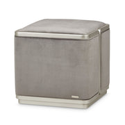 Linea - Ottoman - Gray Pearl / SilverMist - R&R Furniture Gallery (Fountain Valley, CA)