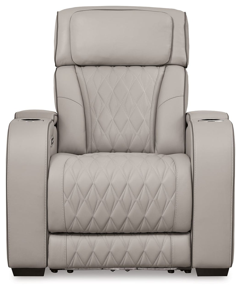 Boyington - Power Recliner/Adj Headrest - R&R Furniture Gallery (Fountain Valley, CA)