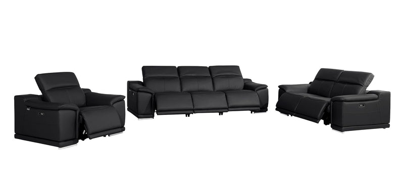 9762 - 6-Piece Modular Power Reclining Sofa, Loveseat And Chair Set With 6 Power Recliners In