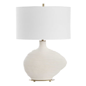 Duostacked - Ceramic Table Lamp - White