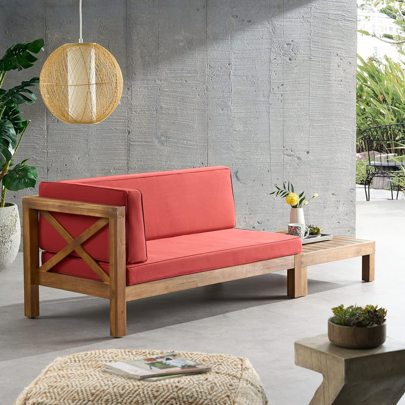 Brava - X Back Corner Bench With Coffee Table - R&R Furniture Gallery (Fountain Valley, CA)