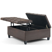 Harrison - Large Coffee Table Storage Ottoman - R&R Furniture Gallery (Fountain Valley, CA)