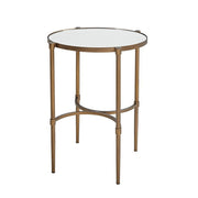 Bedford - Oval Mirror Accent Table - Antique Bronze - R&R Furniture Gallery (Fountain Valley, CA)