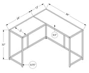 Corner Accent Console Table For Entryway, Unique L-Shaped Design - R&R Furniture Gallery (Fountain Valley, CA)