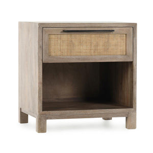 Jensen - 1 Drawer Nightstand - Meadow Taupe - R&R Furniture Gallery (Fountain Valley, CA)
