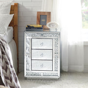 Mallika - Accent Table - Mirrored & Faux Crystals - R&R Furniture Gallery (Fountain Valley, CA)
