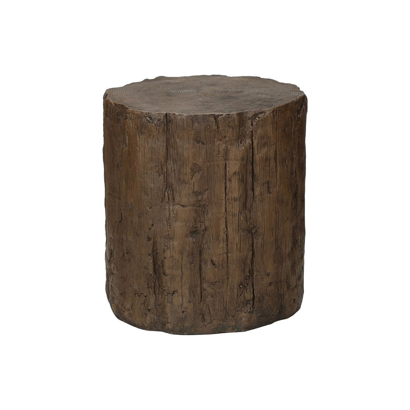 Contemporary round accent table by 8th Street, suitable for indoor or outdoor use, with a sleek modern design and smooth surface.