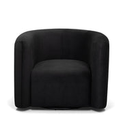 Curves - Velvet Swivel Accent Chair - R&R Furniture Gallery (Fountain Valley, CA)