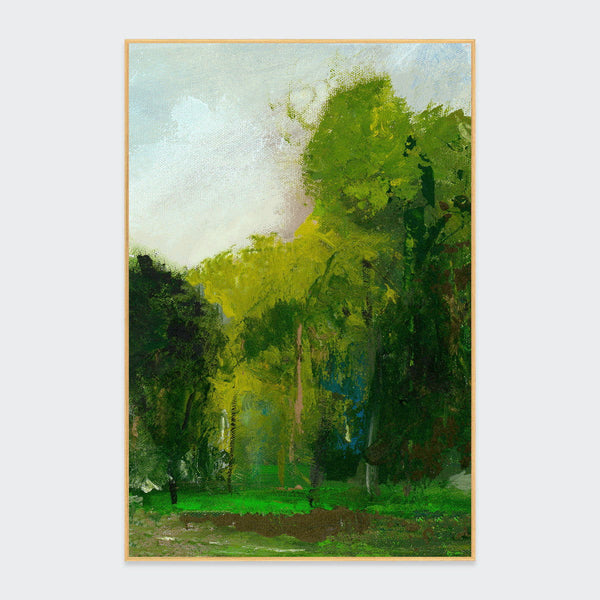 Woodland - Painting Art By Buddy Whitlock - Green