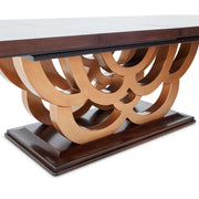 Camellia Field - Rectangular Pedestal Dining Table - R&R Furniture Gallery (Fountain Valley, CA)