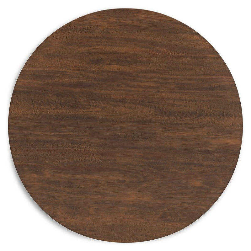 Lyncott - Round Dining Room Table - Brown - R&R Furniture Gallery (Fountain Valley, CA)