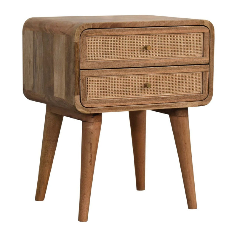 Close Knit 2 Drawer Nightstand - Oak - R&R Furniture Gallery (Fountain Valley, CA)