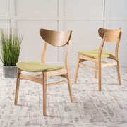 Contemporary Noble House side dining chair with sleek design, featuring modern curves and a comfortable upholstered seat.
