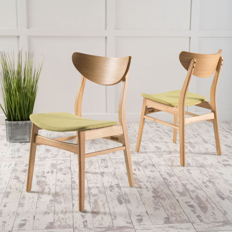 Contemporary Noble House side dining chair with sleek design, featuring modern curves and a comfortable upholstered seat.