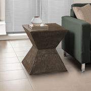 8th Street contemporary accent table suitable for indoor or outdoor use, featuring a sleek, modern design with a sturdy surface.