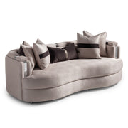 Carmela - Sofa - Zinc / Silver - R&R Furniture Gallery (Fountain Valley, CA)