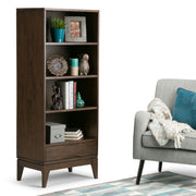 Harper - Bookcase With Storage - Walnut Brown - R&R Furniture Gallery (Fountain Valley, CA)
