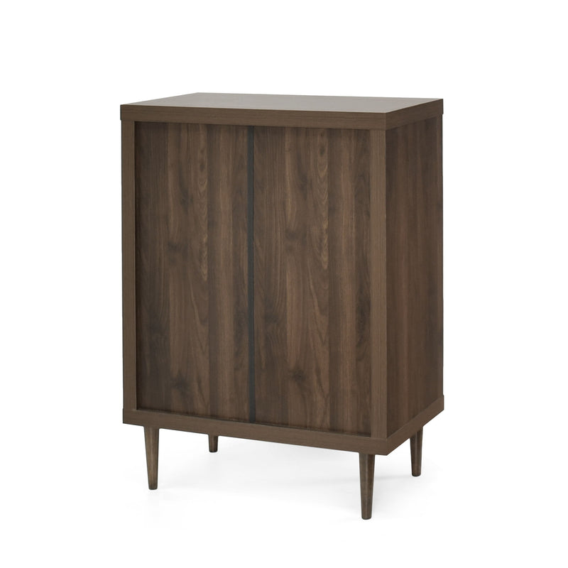 Farhart - Mid Century Modern 4 Drawer Dresser - Walnut - R&R Furniture Gallery (Fountain Valley, CA)