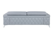1140 - Top Grain Italian Leather Sofa - R&R Furniture Gallery (Fountain Valley, CA)
