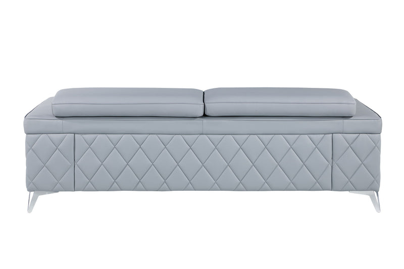 1140 - Top Grain Italian Leather Sofa - R&R Furniture Gallery (Fountain Valley, CA)